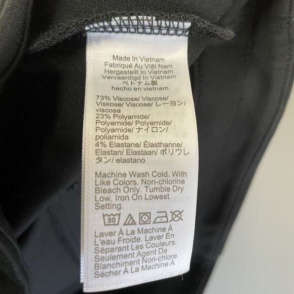 J.CREW Ponte Pants Women 14 Crop Flare NEW Black Stretch BY574 - Picture 14 of 16